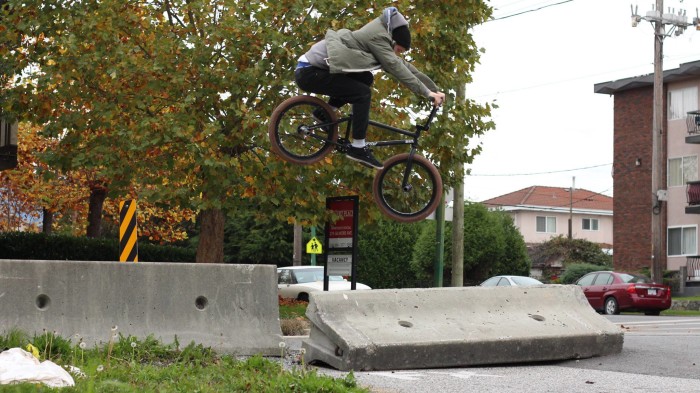 hop into barrier. shot by ray